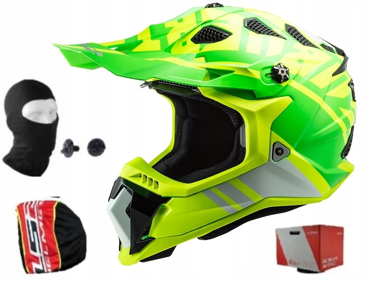 KASK LS2 MX700 SUBVERTER EVO GAMMAX H-V YEL-GR. XS