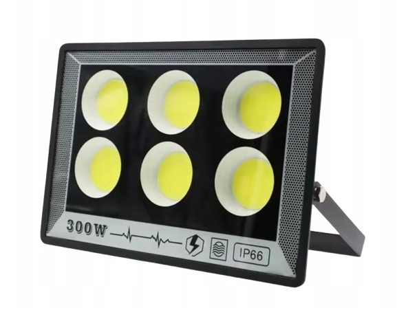 Halogenová 300W Lampa Do Garáže Zahrady Na Fasádu 300W IP66 Na Roky Diody Cob