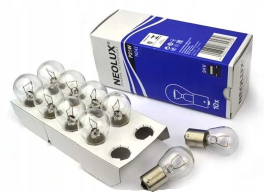 

10x żarówka samochodowa Neolux P21W N241 24V