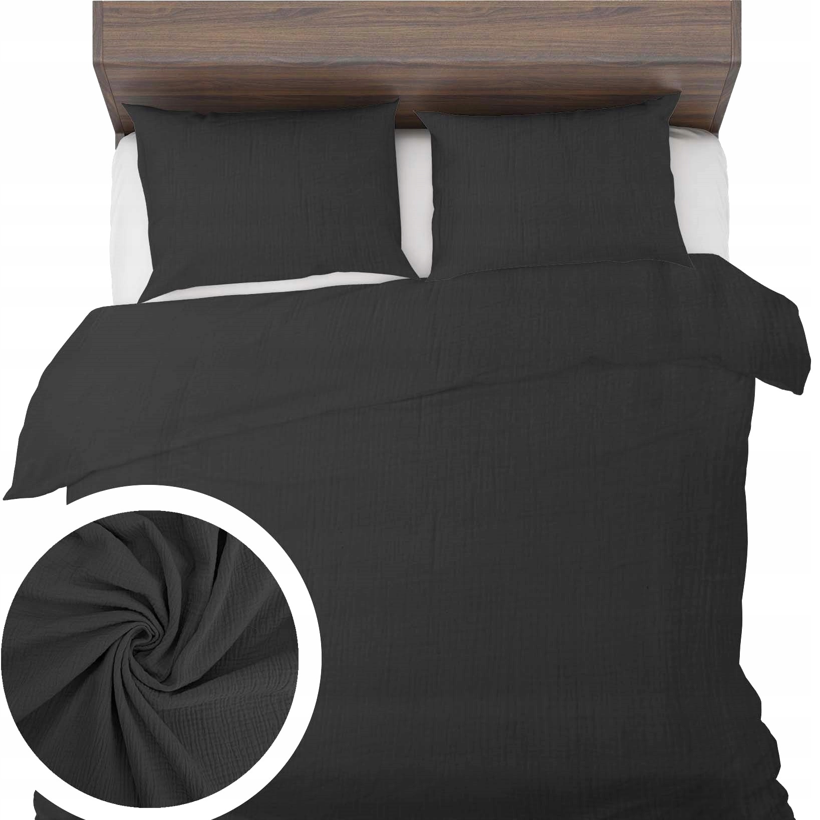 Povlečení Mušelín 140x200+1x40x60 Povlaky jemné prodyšné eko mušelínové