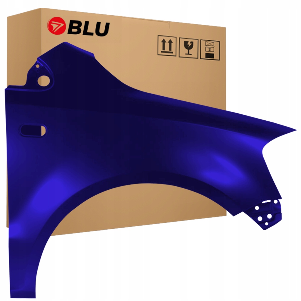 Blu Blatník Vw Fox LB5N pravý modrý 05-11 přední