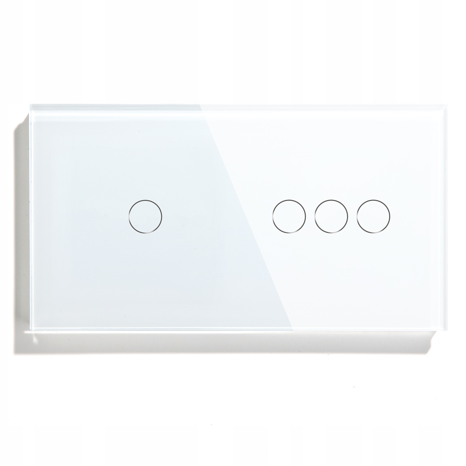 Inteligentní Dotykový Spínač Světla 1+3 Skleněný Wifi Tuya Smart Life