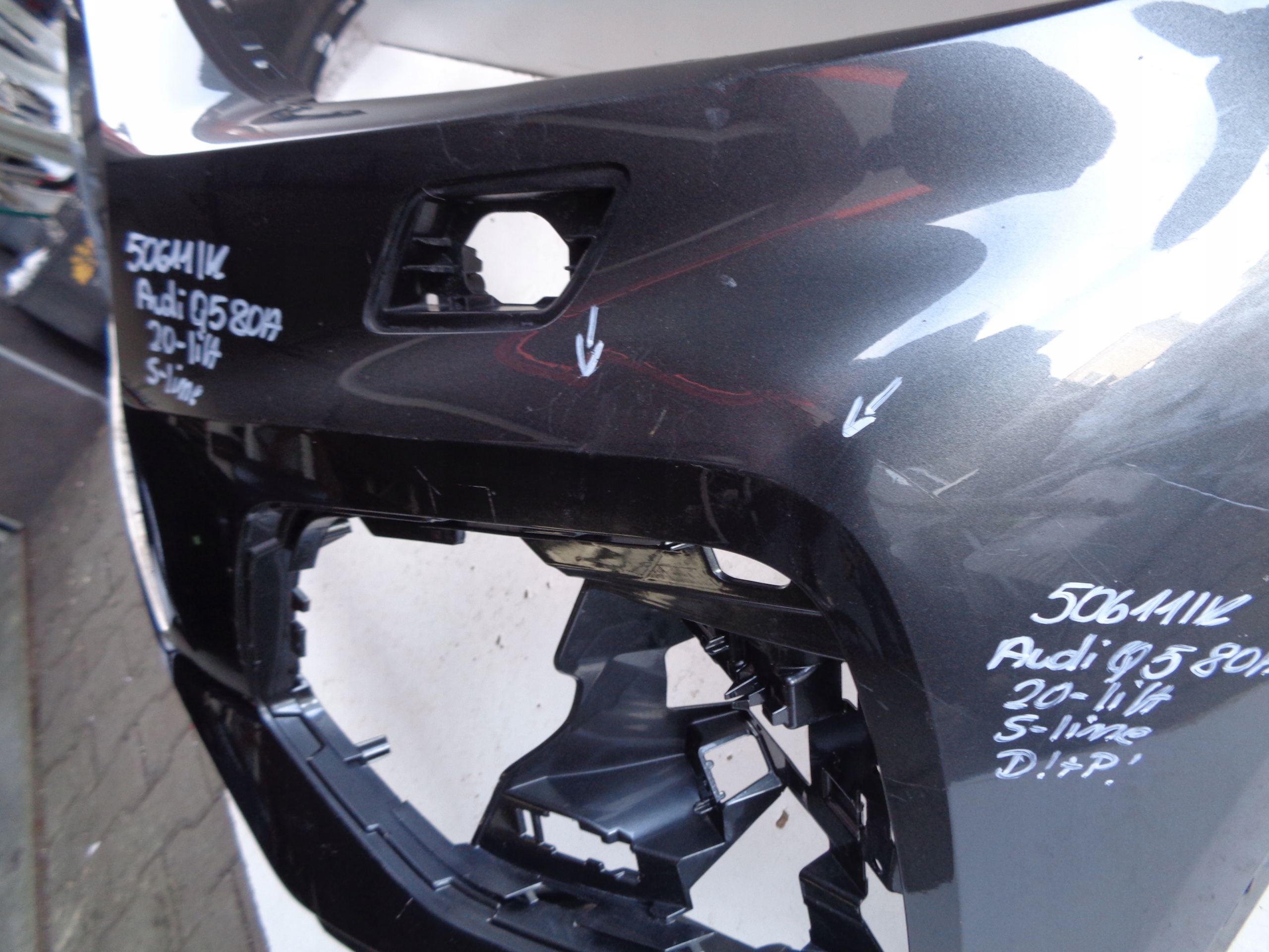 front bumper AUDI Q5 II SQ5 80A 20- LIFT S-LINE NR 50611