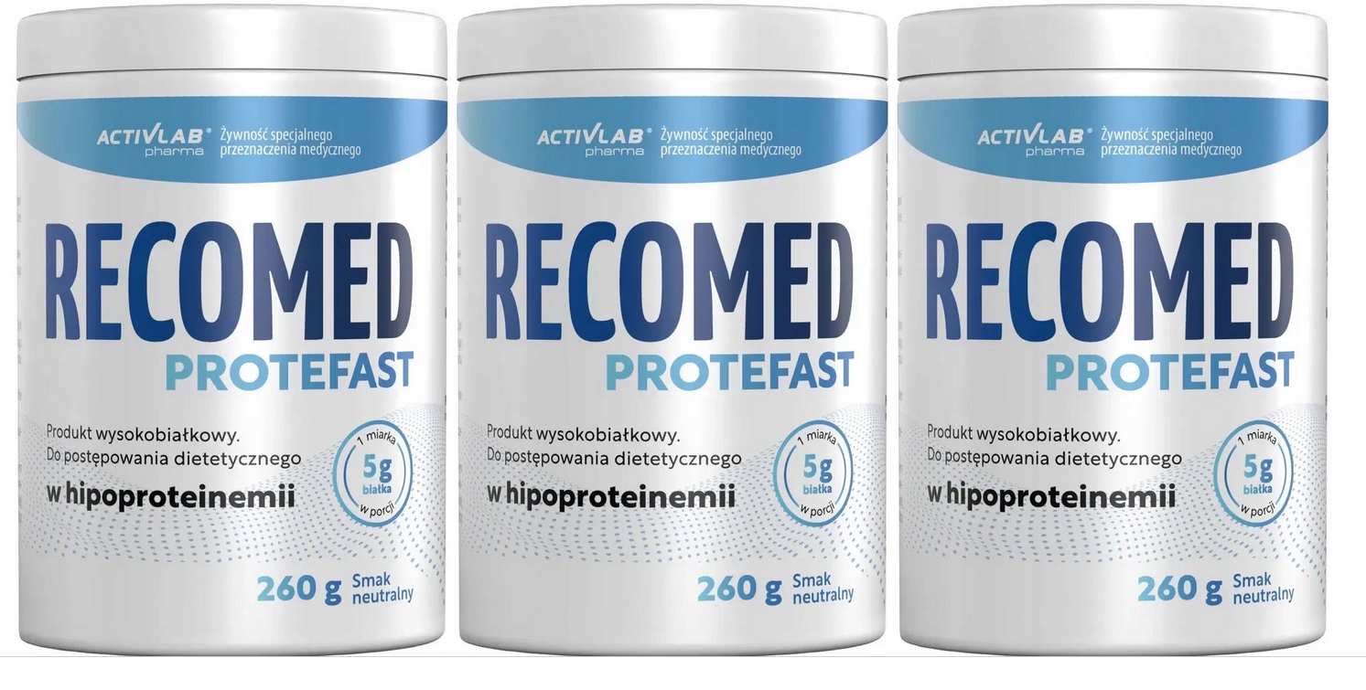 Żywność medyczna Recomed Protefast smak neutralny 3 X 260 g