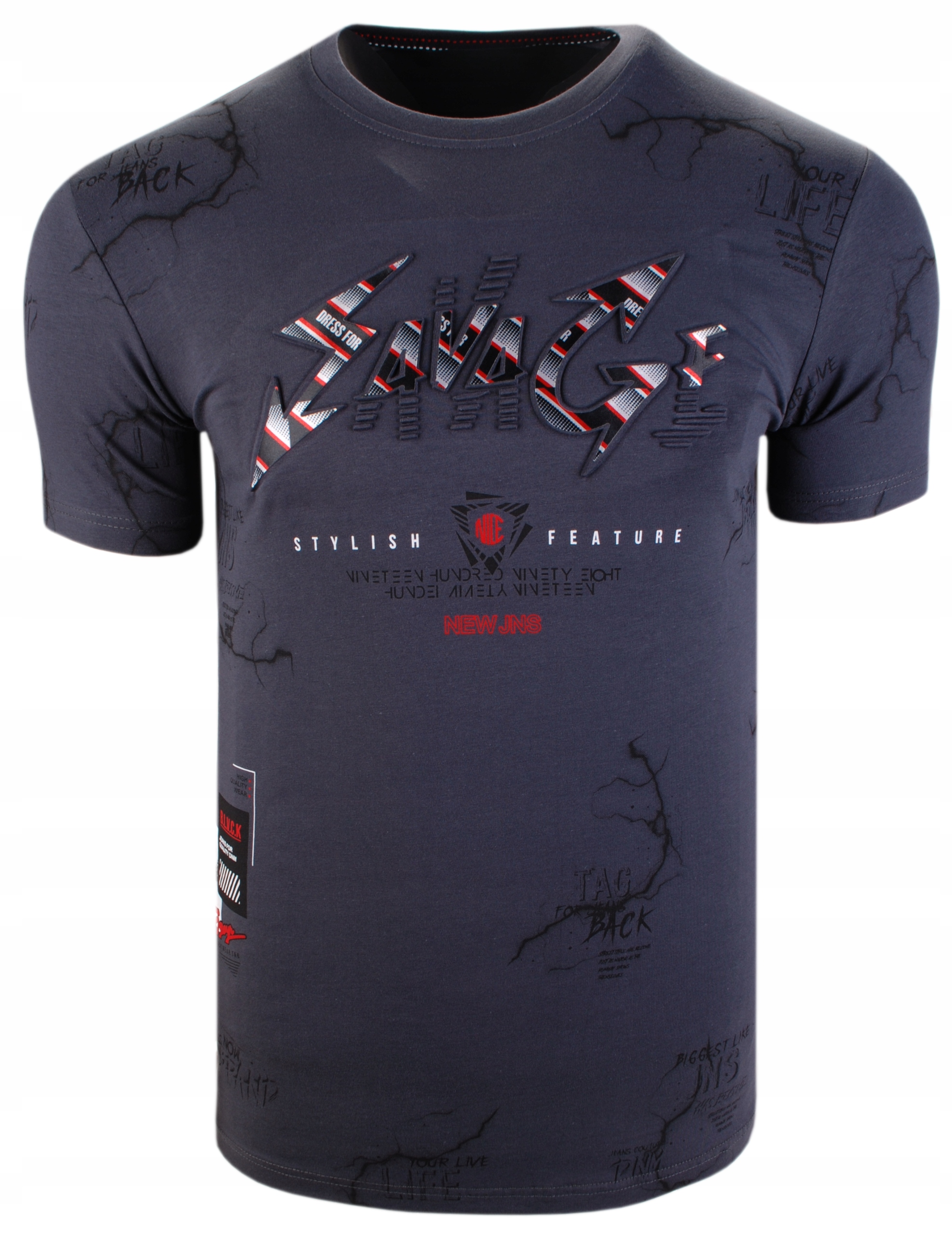 

Xxl-bluzka -koszulka T-shirt 3D Bawełna SV/04