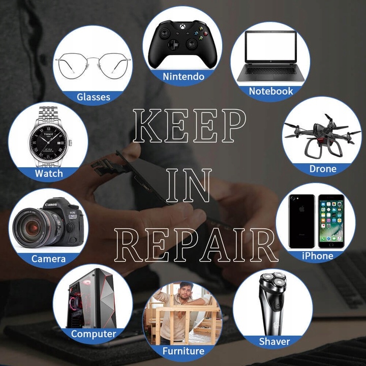 ŚRUBOKRĘTY ZESTAW NARZĘDZIA DO NAPRAW KONSOL PLAYSTATION XBOX SWITCH VITA Producent bez marki