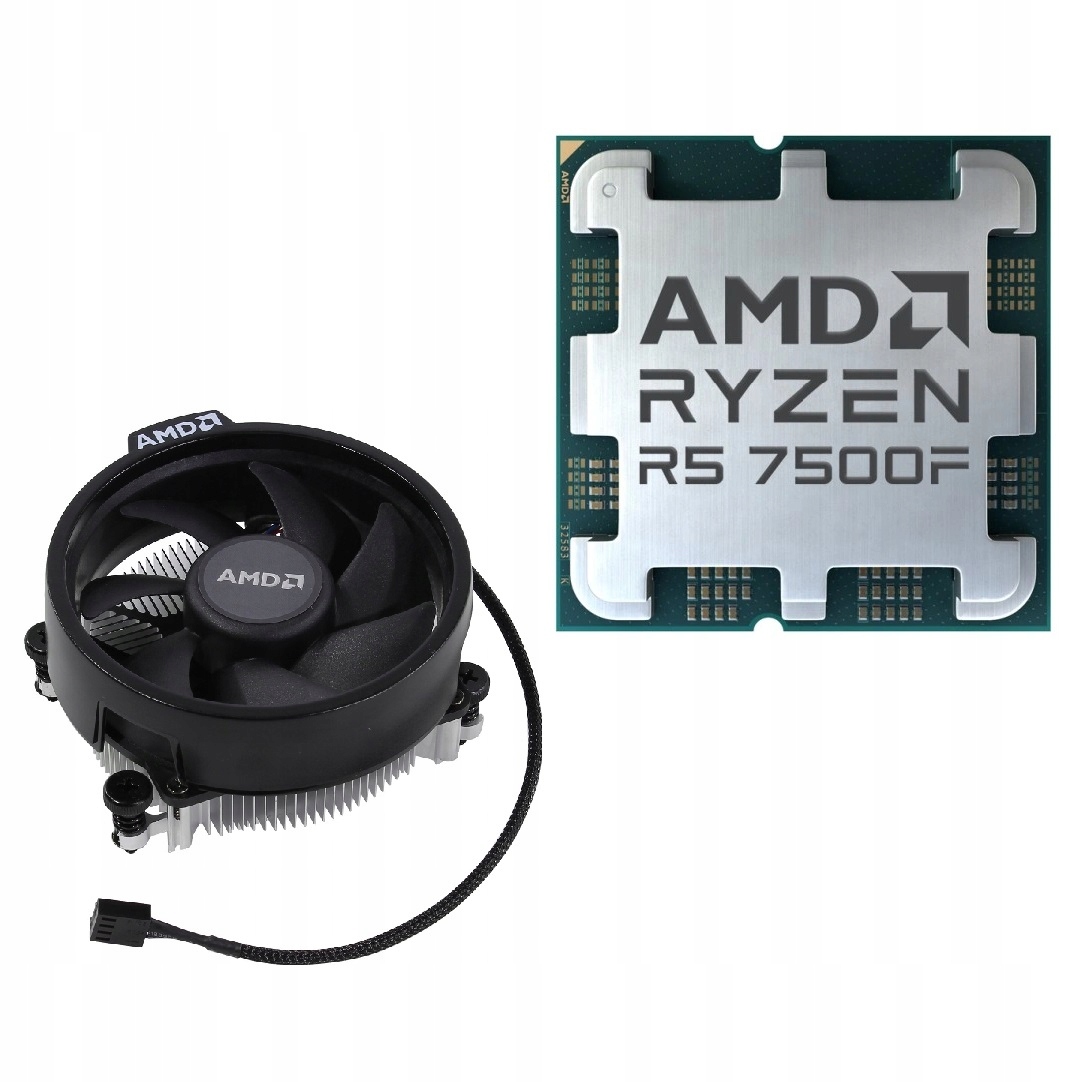 Procesor AMD Ryzen 5 7500F OEM 3,7GHz 6 rdzeni 12 wątków Zen 4 +