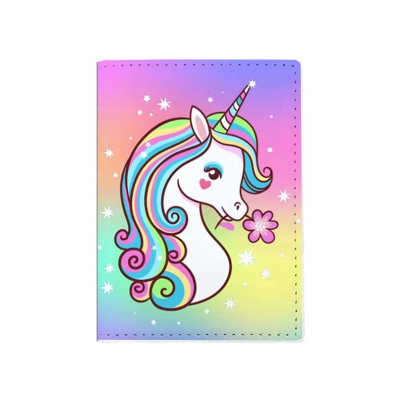 Accesorios de viaje de unicornio arcoíris, Rodzaje kieszonek miejsce na paszport