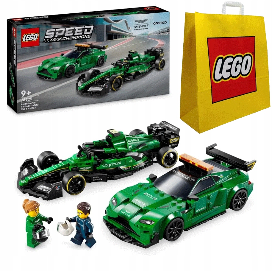 Lego Speed Champions 76925 Aston Martin a AMR23 Velká Taška Lego