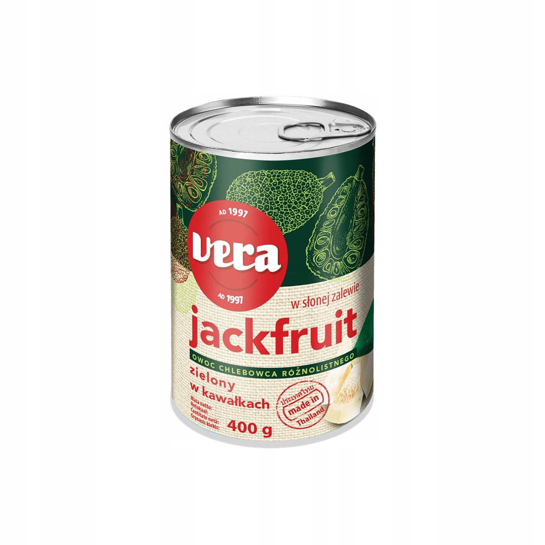 

Jackfruit w słonej zalewie 400g Owoc Chlebowca