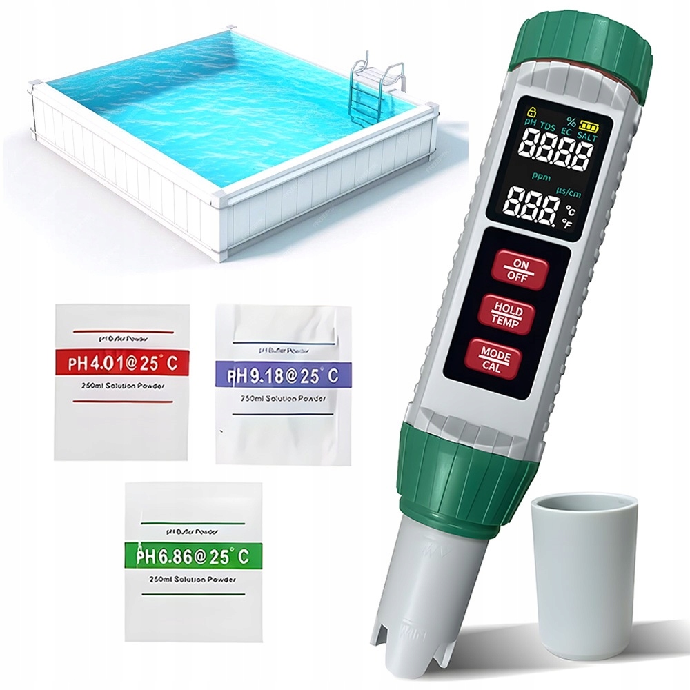 Digitální Měřič Ph, Tester Kvality Vody, Měřič Kvality Vody Do Bazénu