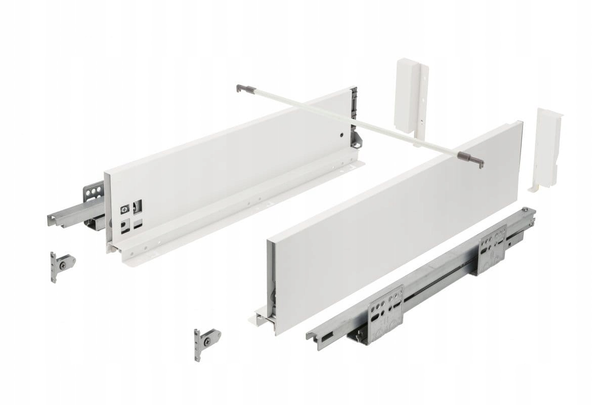 Šuplík Gtv Axis Pro Push To Open 550B1 Střední L550 H116 Bílá Výsuvná