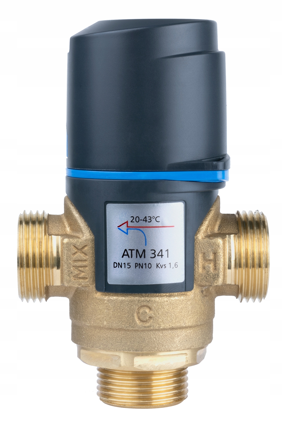Termostatický zmiešavací ventil Afriso Atm 341 DN15 3/4" 20-43°C