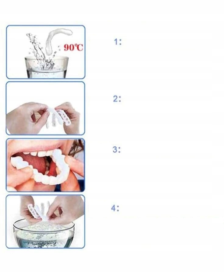 SZTUCZNE ZĘBY PROTEZA TYMCZASOWA NAKŁADKI Marka GALAXY