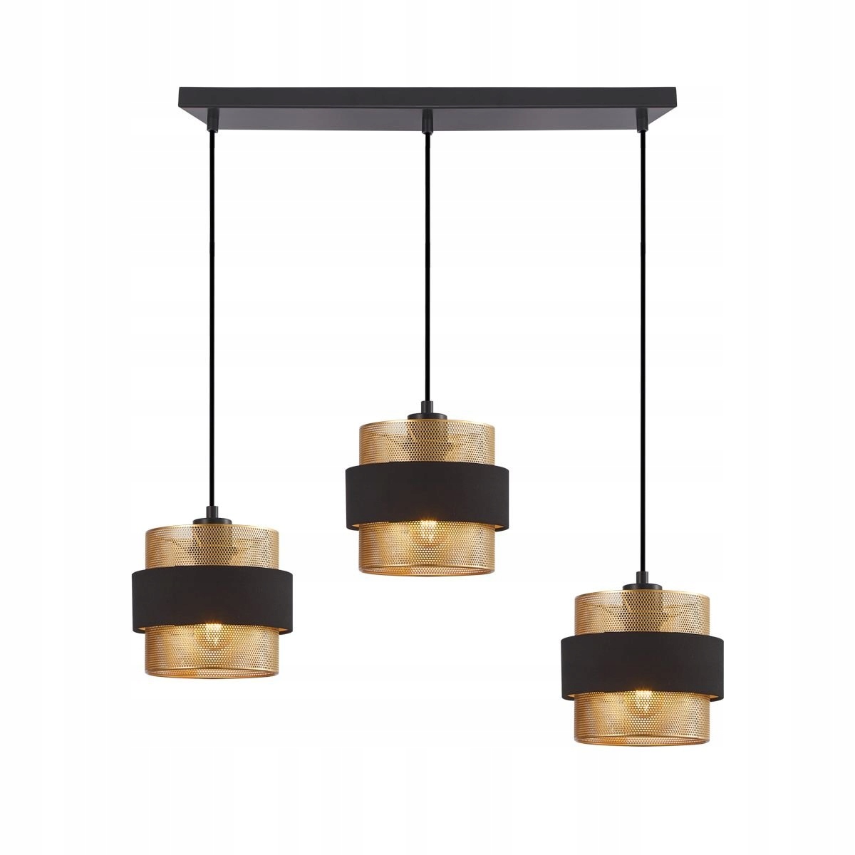 Závesná lampa Bans PND-27467-3-BK-GD Italux