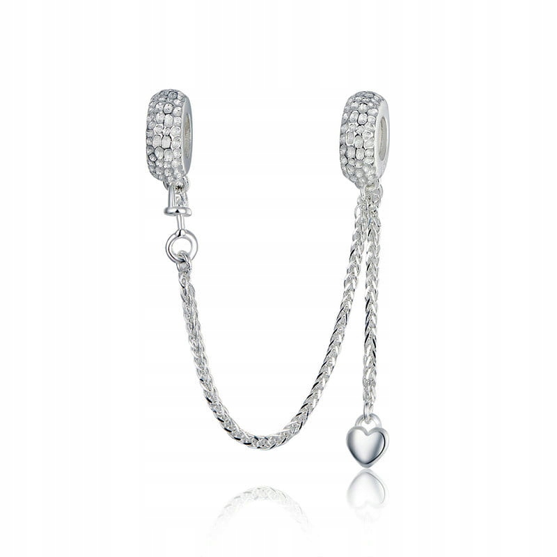 

G054 Łańcuszek stoper charms modułowy srebro 925