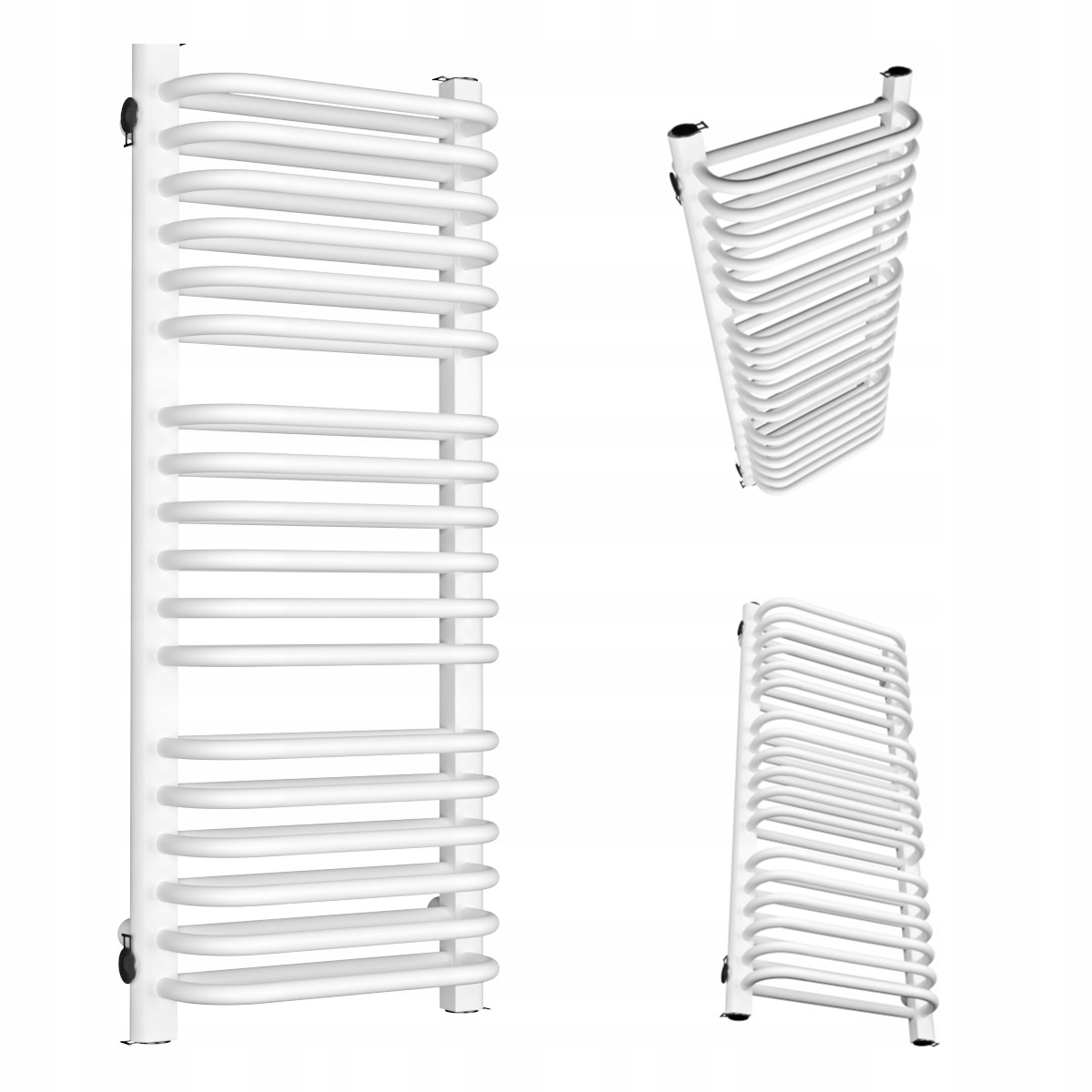 Vertikálny Kúpeľňový Radiátor Double 940/400 Biely Mat
