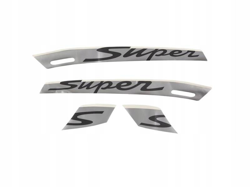 NAKLEJKI EMBLEMATY ZESTAW PIAGGIO VESPA GTS SUPER