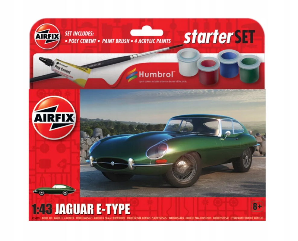 Airfix A55009 Starter Set - Jaguar E-Type