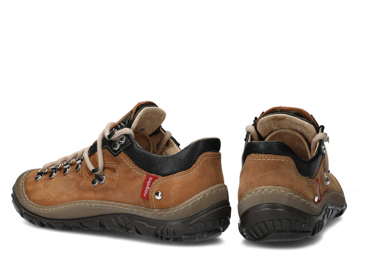 NAGABA 054 BRĄZ CRAZY -PÓŁBUT TREKKINGOWY DAMSKI - ROZMIAR 41 Marka Nagaba