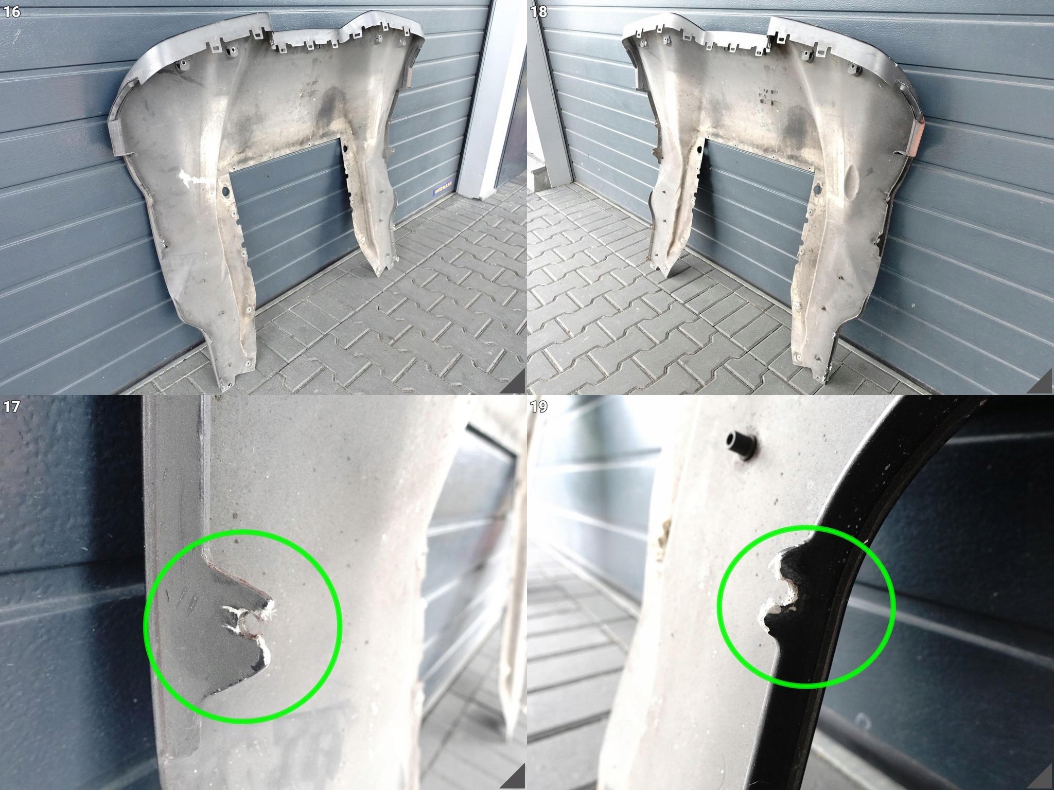 MCLAREN 650S / MP4-12C SPIDER Stoßstange SPOILER / DYFUZOR heck