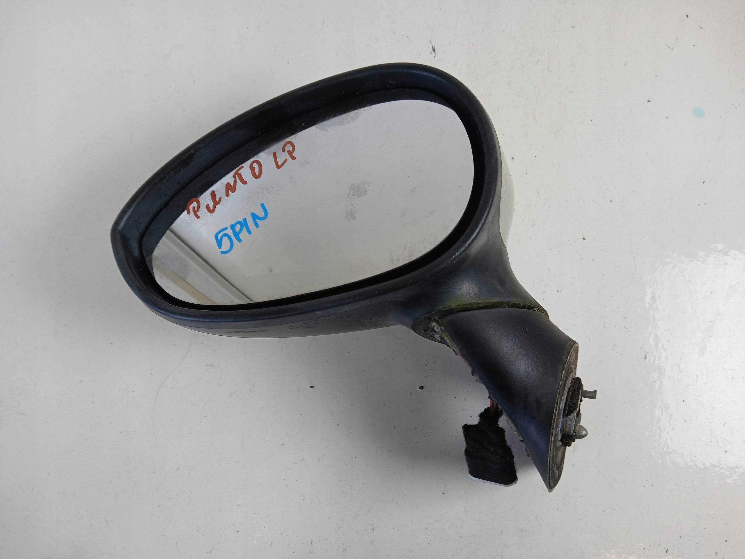 FIAT GRANDE PUNTO mirror left 5 PIN silver