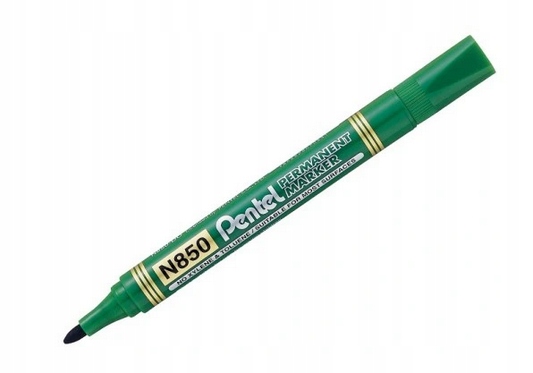 

Marker wodoodporny N850 okrągły Pentel zielony