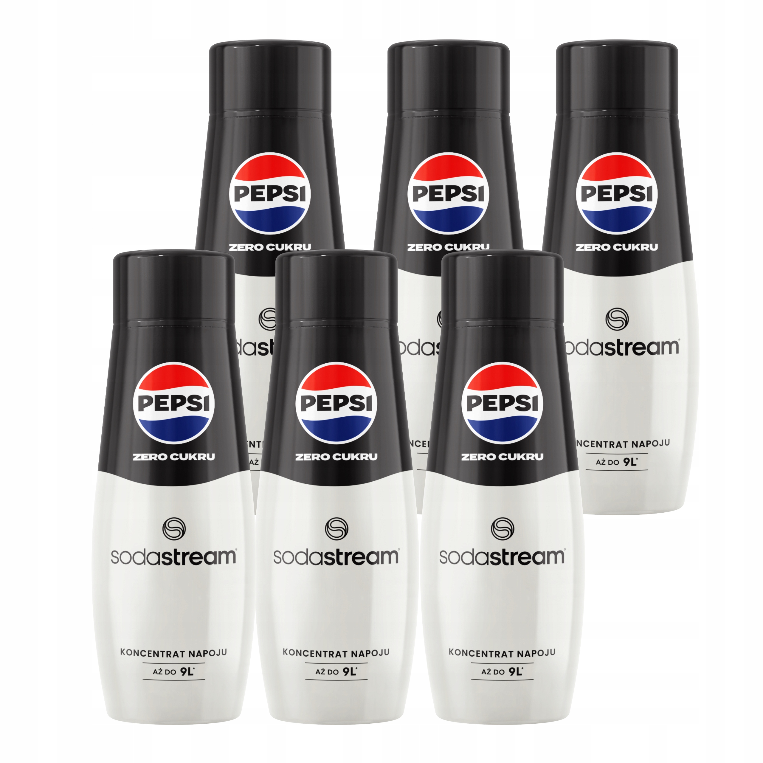 Levně 6 x Sirup Cola Koncentrát Pepsi Max 440ML Nápoj Sodastream.