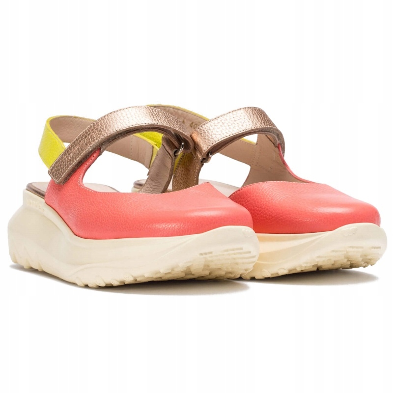 Dámské sandály Wonders A-4004 Wild V.coral Cyber Zaire Kůže VEL.36