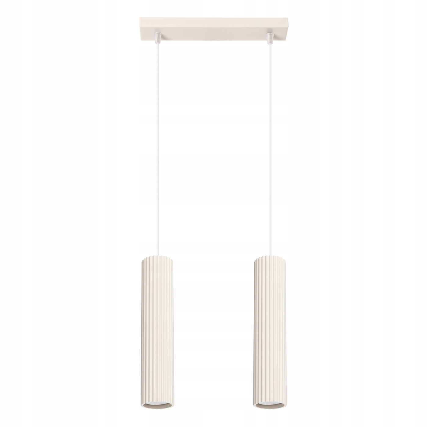 Závesná stropná lampa Zwis Tuba Spot 2x GU10 Béžová Karbonová 1593 Sollux