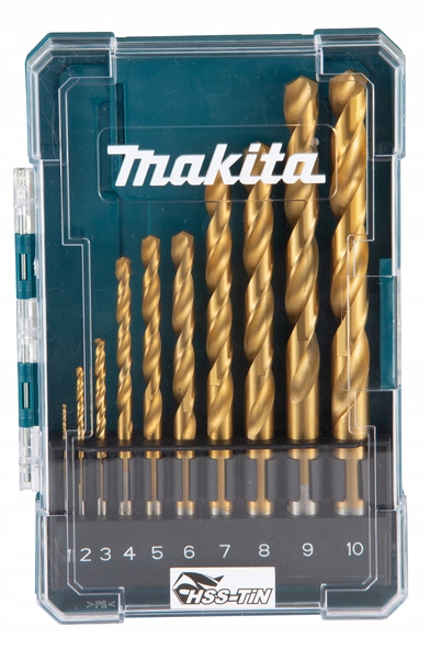 

Makita D-72849 Zestaw wierteł do metalu HSS-TiN