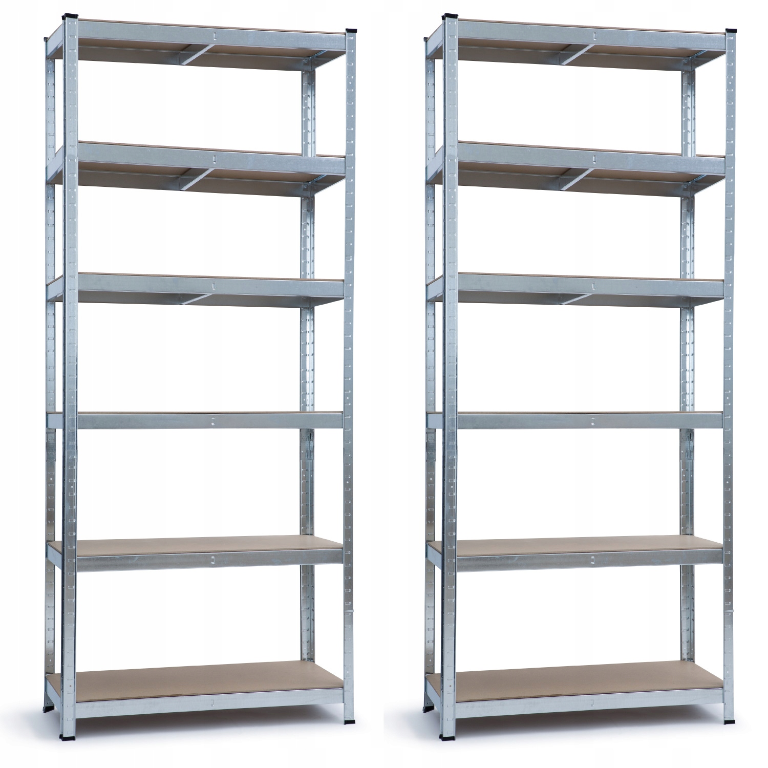 

2x Regał Magazynowy Metalowy 222x90x40 Szafa Półka