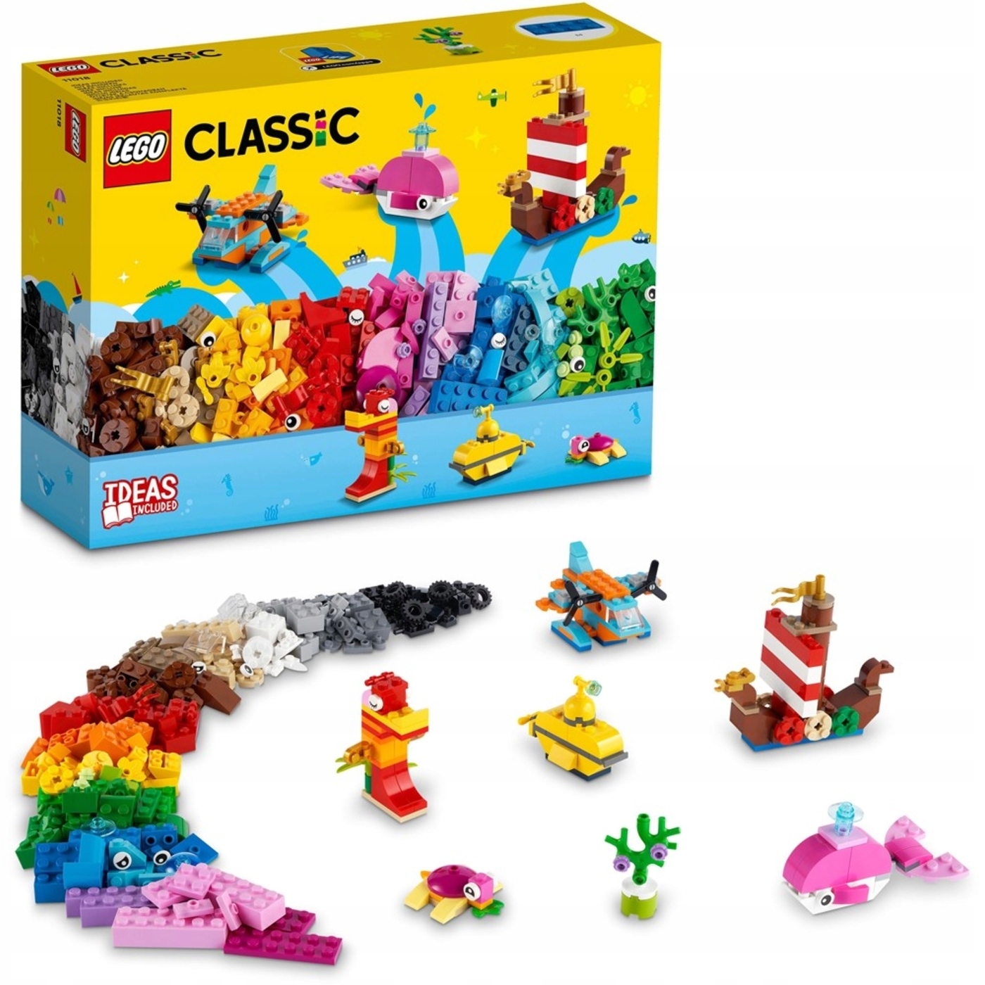 stavebnice Lego 11018 Classic – Kreativní oceánská zábava