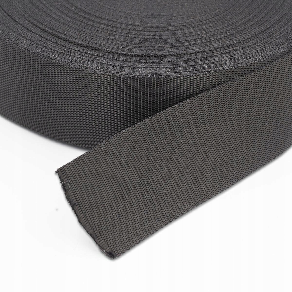 Popruh kalotová černá 70mm/50m