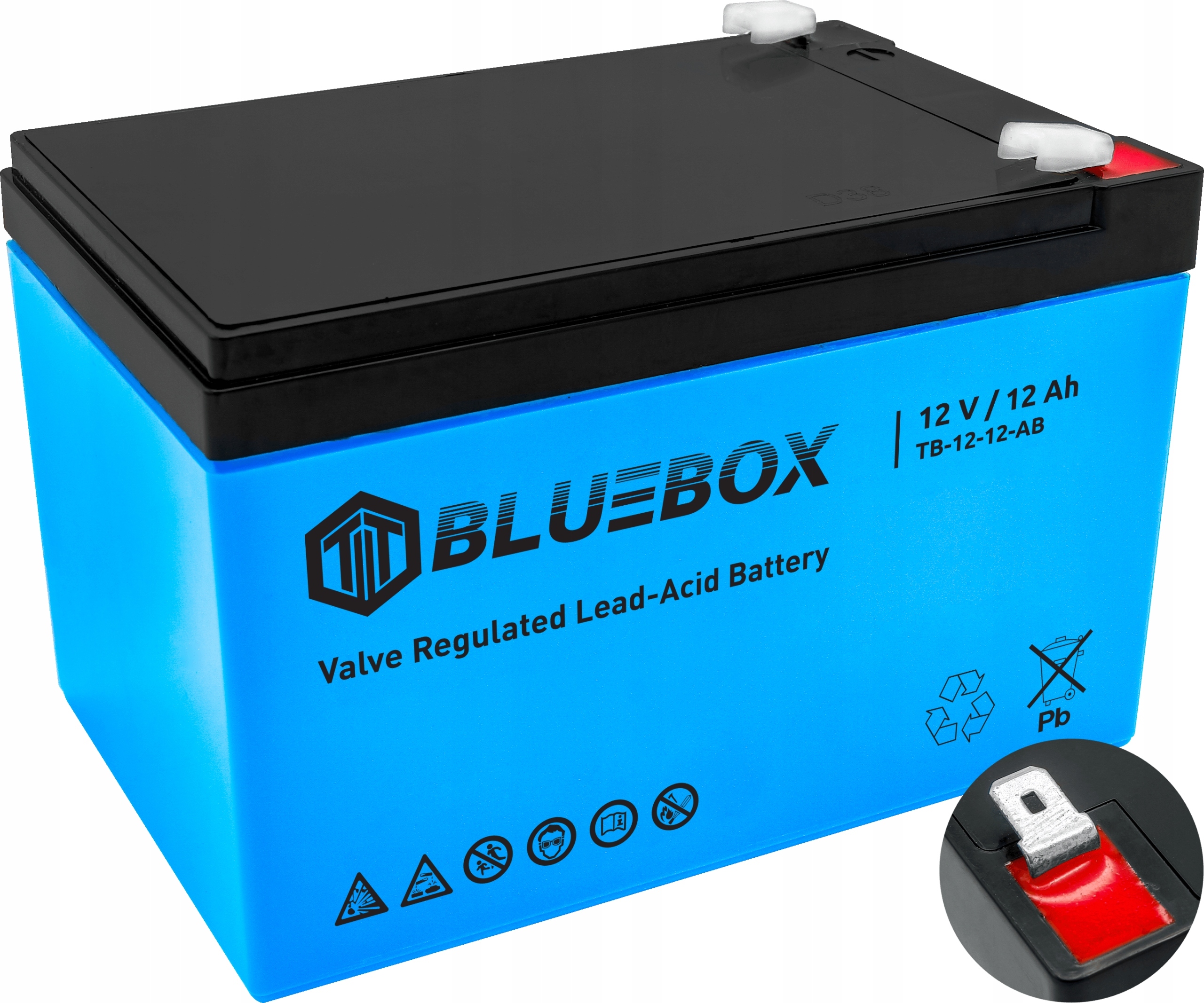 Akumulator Agm Żelowy Bezobsługowy 12V 12Ah Alarm Zasilanie