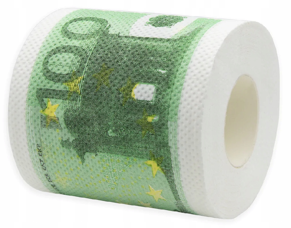 

Papier toaletowy 100 Euro urodzinowy 18