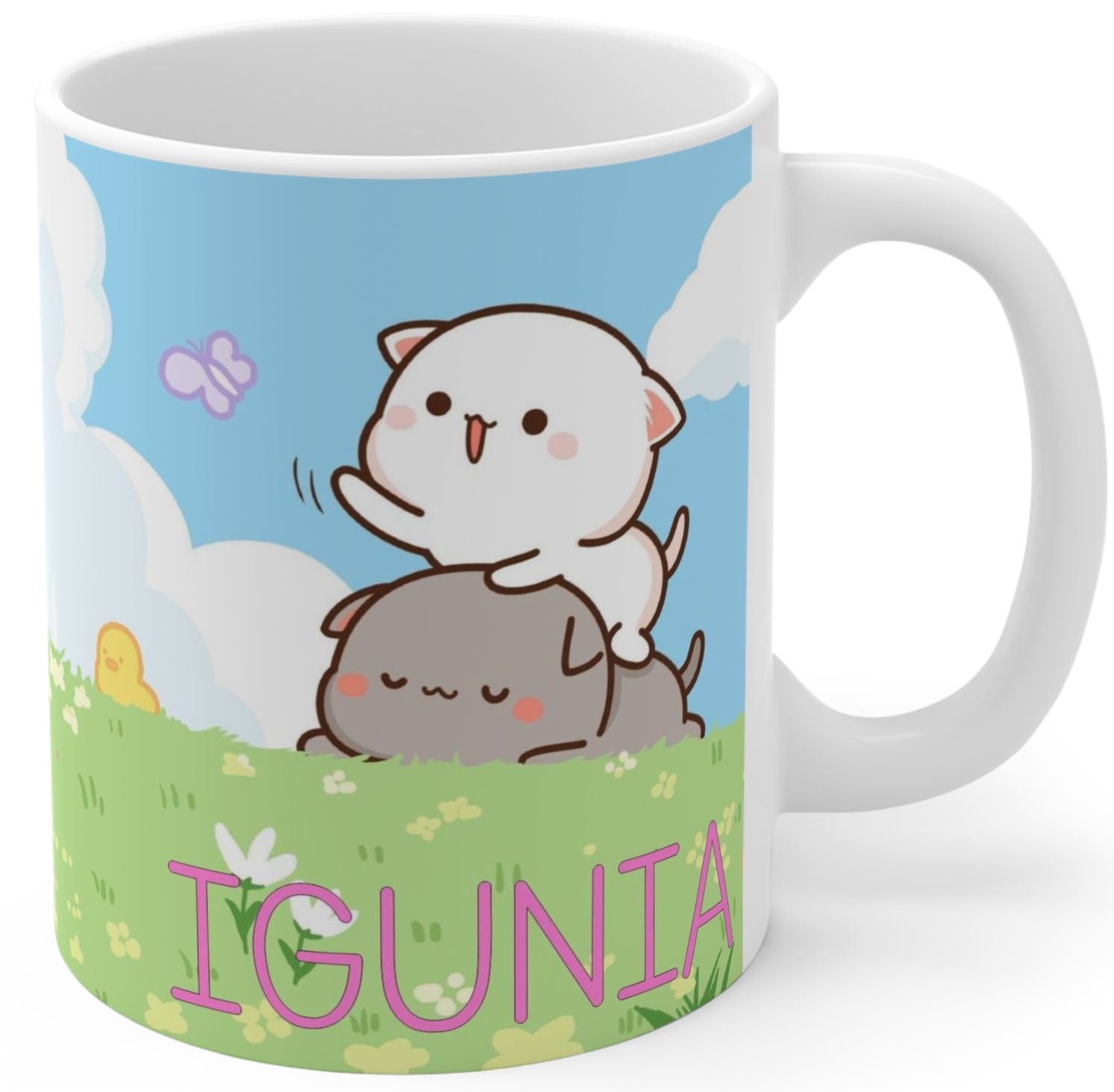 

Kubek imię Bubu Loves Dudu Mochi Peach