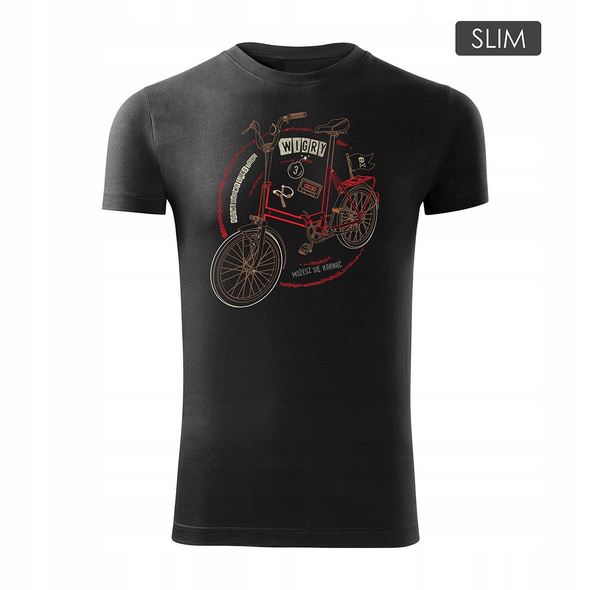 

Koszulka z rowerem Wigry 3 męska Slim