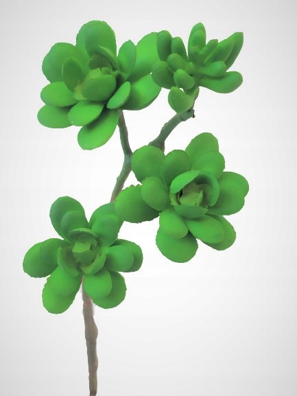 Sukulenty na gałązce roślina sztuczna R38