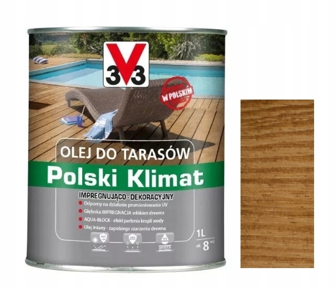 

V33 Olej Do Tarasów Polski Klimat Dąb 3V3 1L