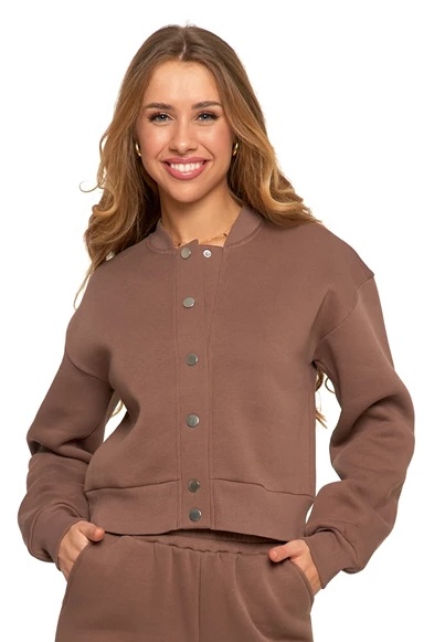 Mikina Bomber s Druky Zateplená Klasická Komfortní Moraj S