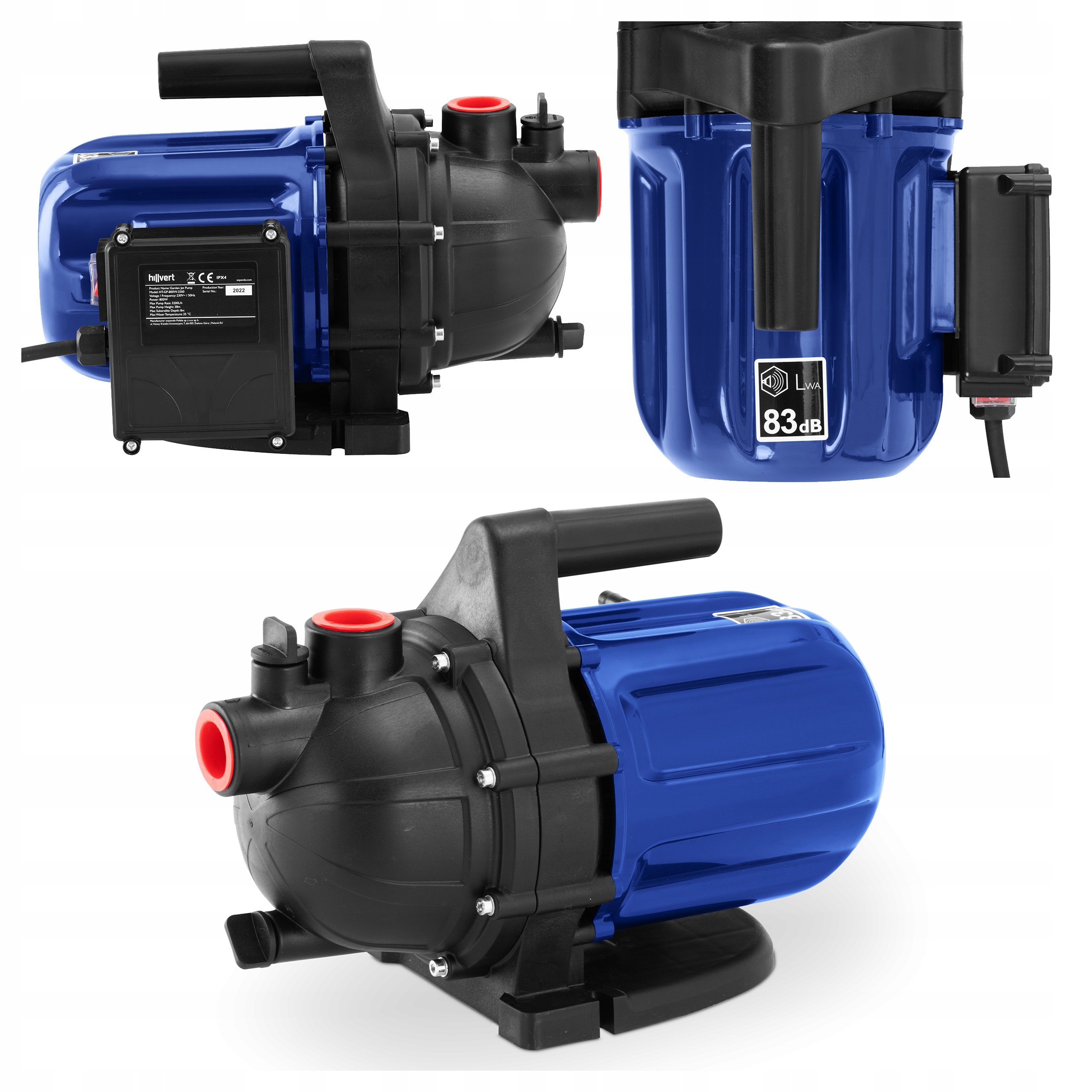 

Pompa Ogrodowa 800 W 230 V Do Brudnej Czystej Wody