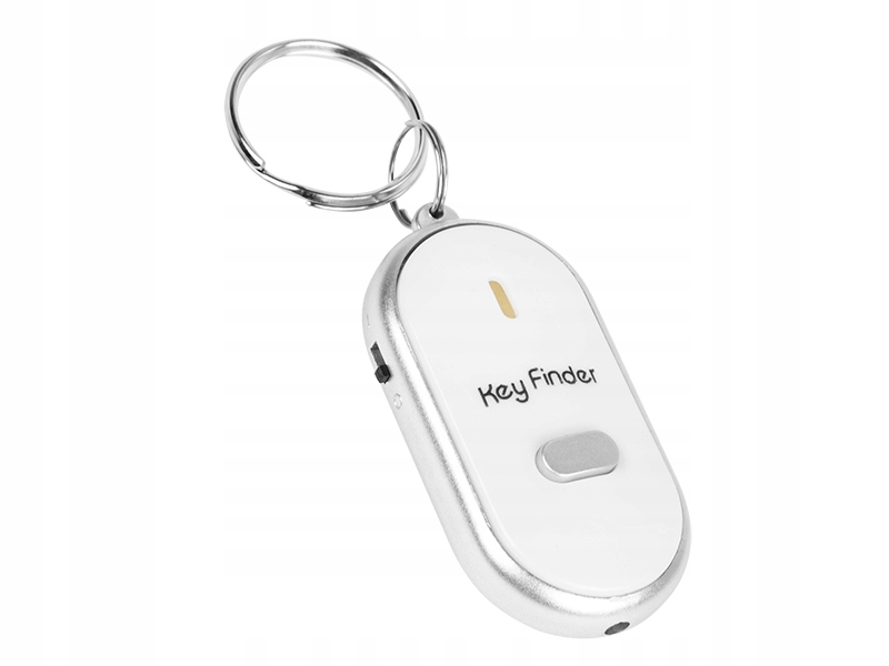 Brelok lokalizator kluczy biały