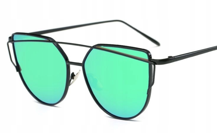 OKULARY LUSTRZANKI GLAM ROCK FASHION RÓŻ OK21WZ4 Płeć uniseks