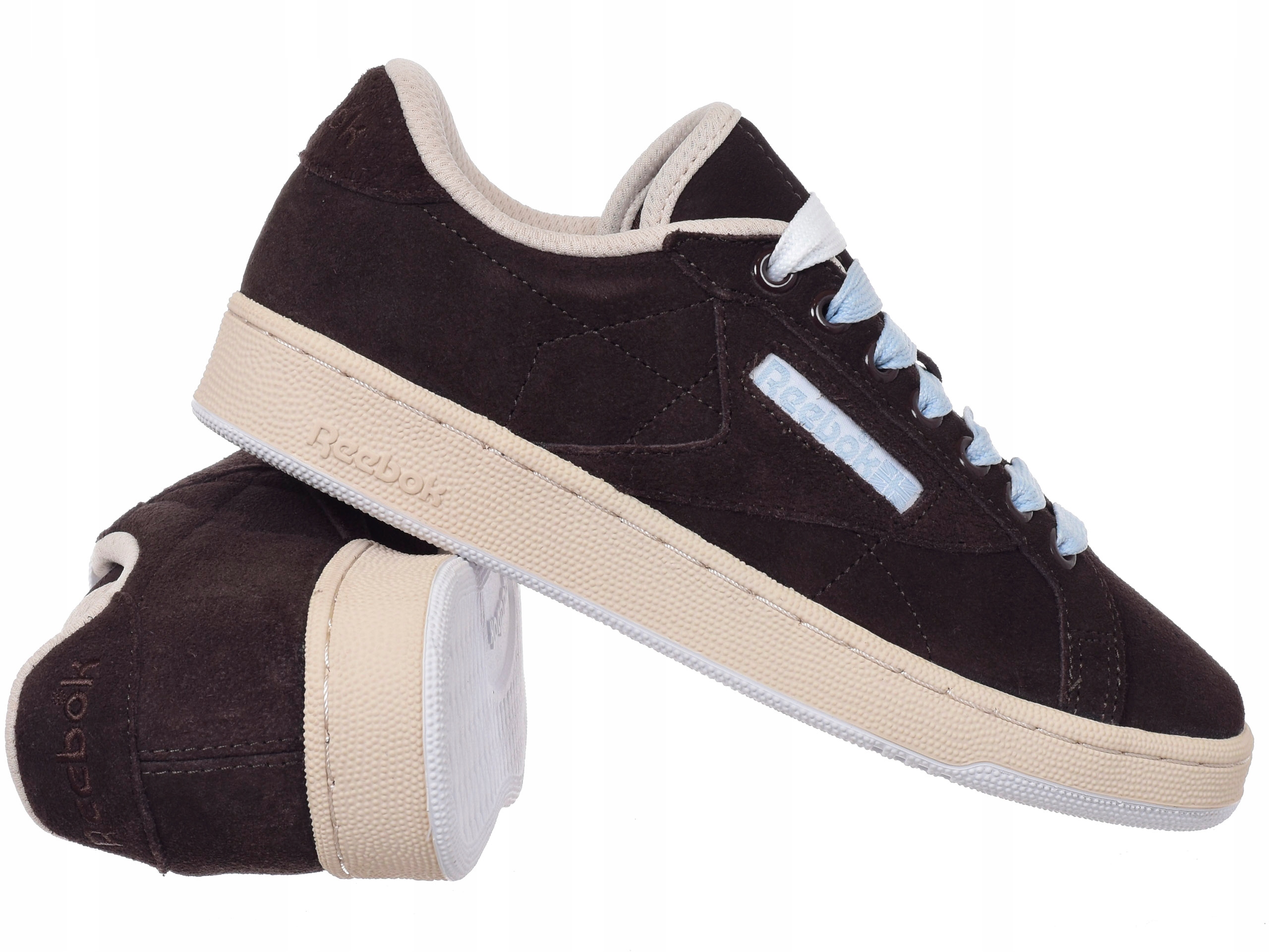 Dámské boty Reebok Club C Grounds HP6471 kožené tenisky hnědé