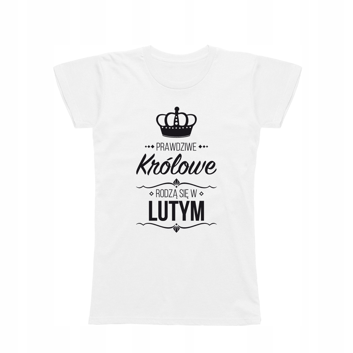 

L - Koszulka T-shirt Luty Królowe Urodziny Prezent