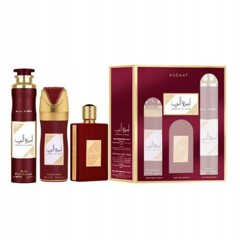 Lattafa Ameerat Al Arab Giftset 100ML+DEODORANT 200ML+AIR Freshener 300ML