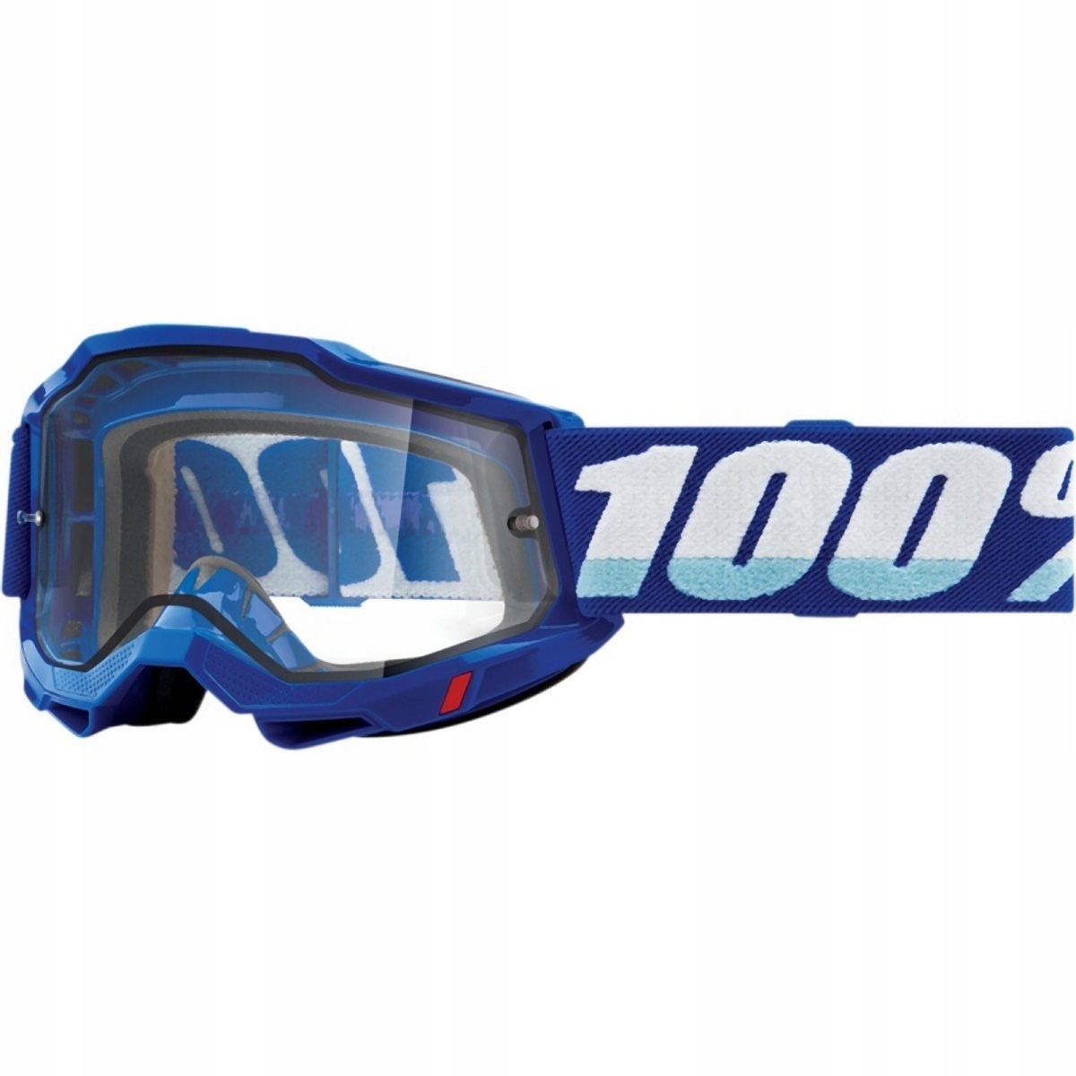 100 % Okuliare Model Accuri 2 Enduro Moto Blue Dual Clear Lens Farba