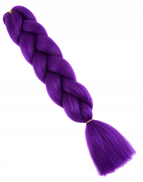 WŁOSY SYNTETYCZNE KOLOROWE WARKOCZE A35 FIOLET Marka IS