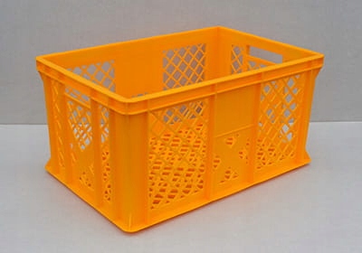 Skrzynka typ Euro 300-5 perforowana 60x40x30 żółta Kod producenta 69285